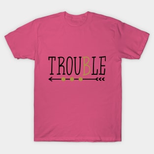 Double Trouble Design For Twin T-Shirt